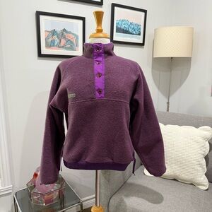 Vintage Columbia Purple Pullover Fleece